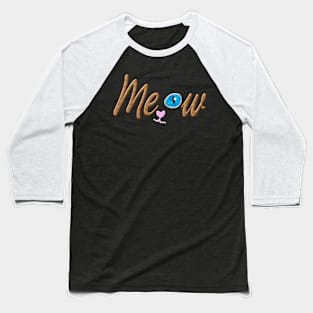 meow ginger Baseball T-Shirt